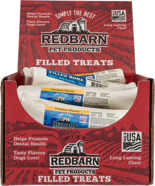 Redbarn Large Chicken Filled Bones Dog Treats - Intensery