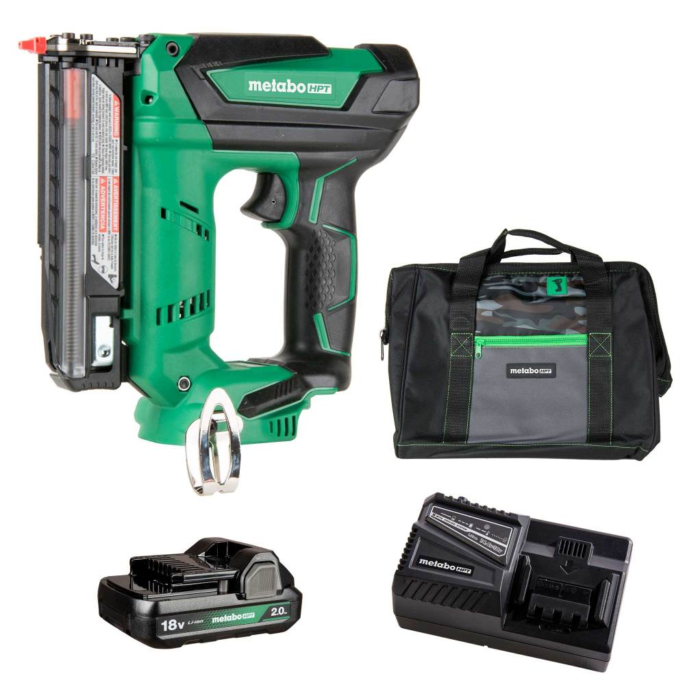 Metabo HPT 18V MultiVolt Compact 23 Gauge Compact Pin Nailer Cordless 2Ah Kit NP18DSALTM from Metabo HPT - Intensery
