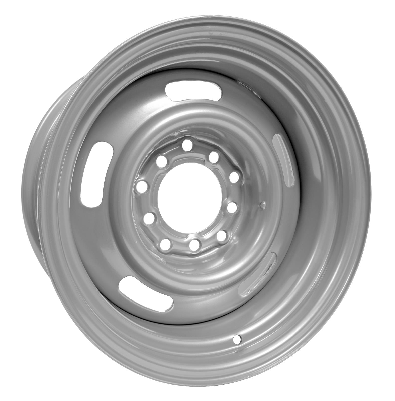 U.S. Wheel 55-7860 U.S. Wheel 55 Series Silver Rallye Wheels - Intensery
