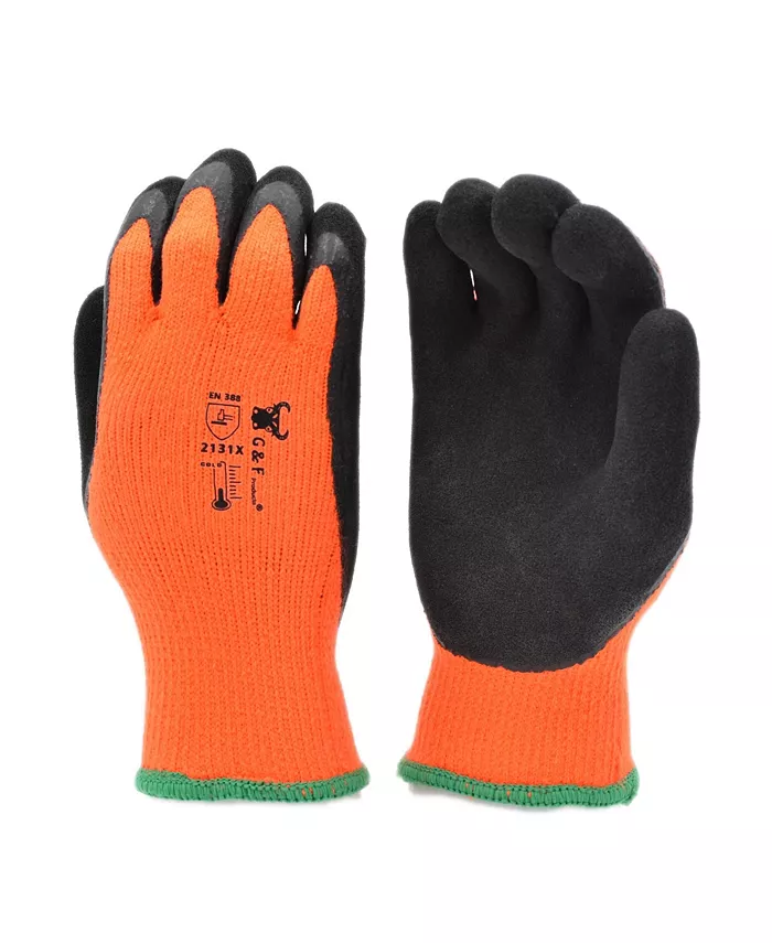 G F Products Double Coated Windproof Winter Gloves， 12 pairs - Intensery