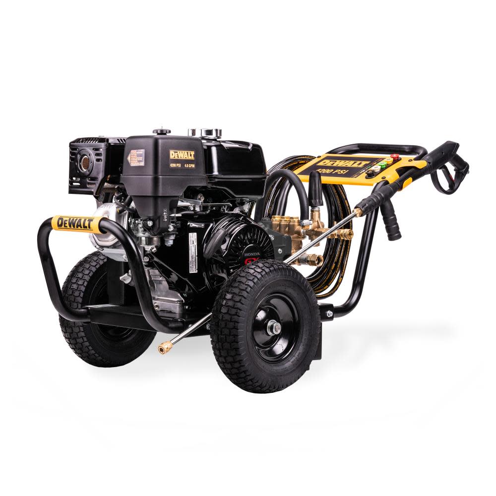 Dewalt DH4240B 4200 PSI at 4.0 GPM HONDA with AAA Triplex Plunger Pump Cold Water Professional Gas Pressure Washer - Intensery