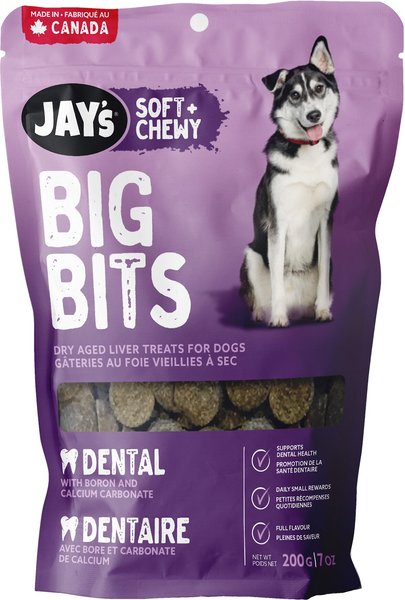 Jay's Soft and Chewy Big Bits Dental Dog Treats - Intensery