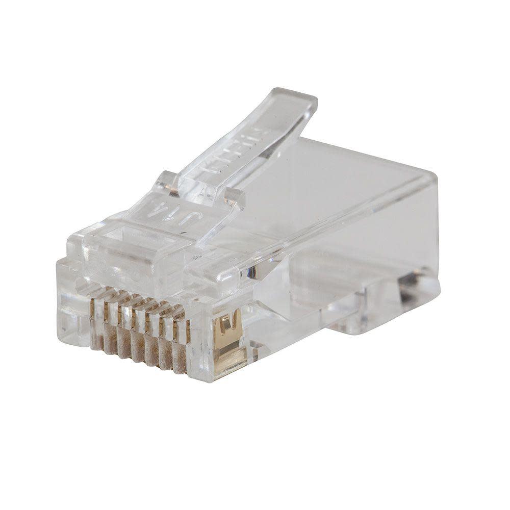 Pass-Thru™ Data Plug， CAT5E， 10 Pk - Intensery