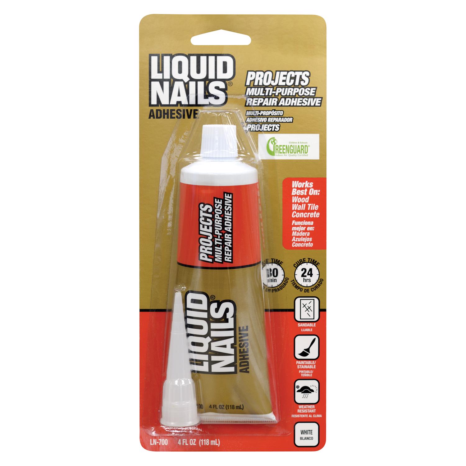 Liquid Nails Small Projects High Strength Latex Adhesive 4 oz - Intensery