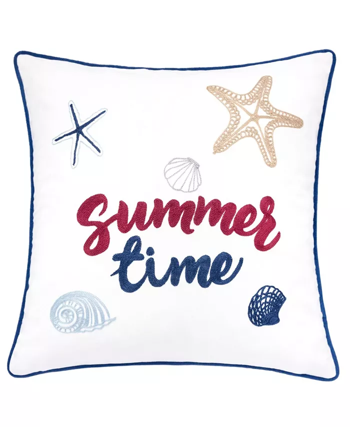 Homey Cozy Summer Square Decorative Throw Pillow - Intensery