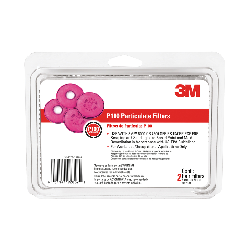 3M P100 Paint Sanding Respirator 6000-Series - Intensery