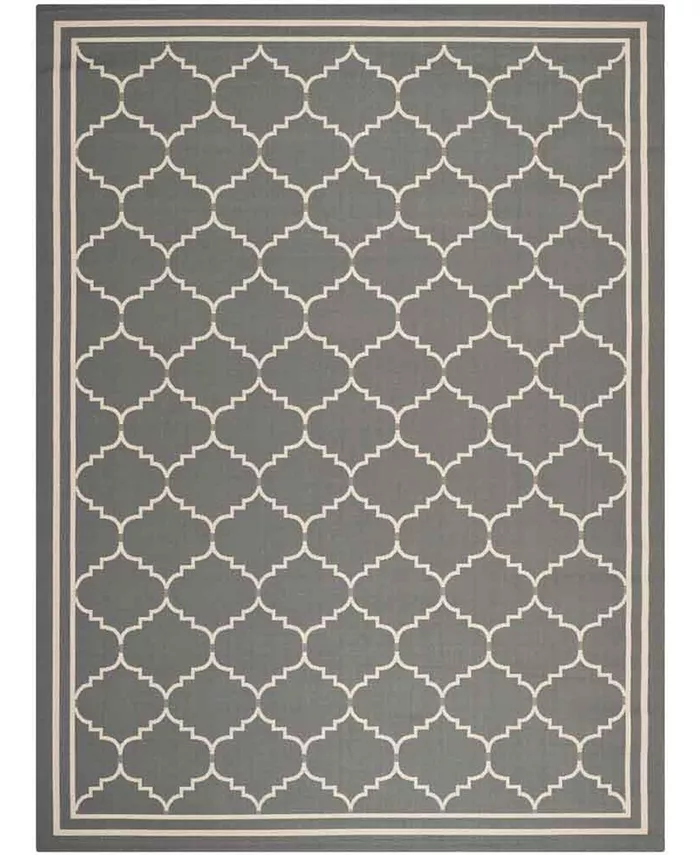 Safavieh Courtyard Gray and Beige 8' x 11' Sisal Weave Outdoor Area Rug - Intensery