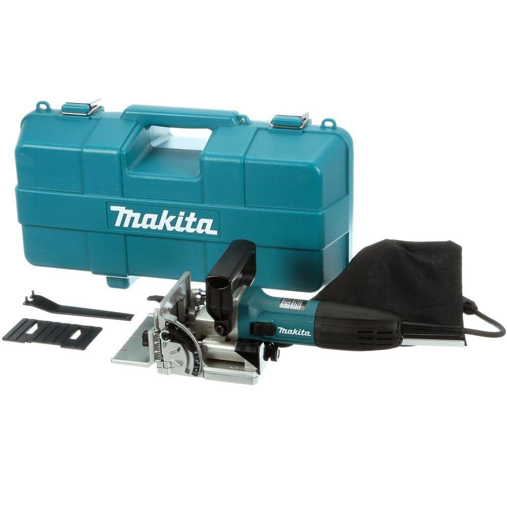 Makita 6 Amp Corded Plate Joiner with Dust Bag and Tool Case PJ7000 - Intensery