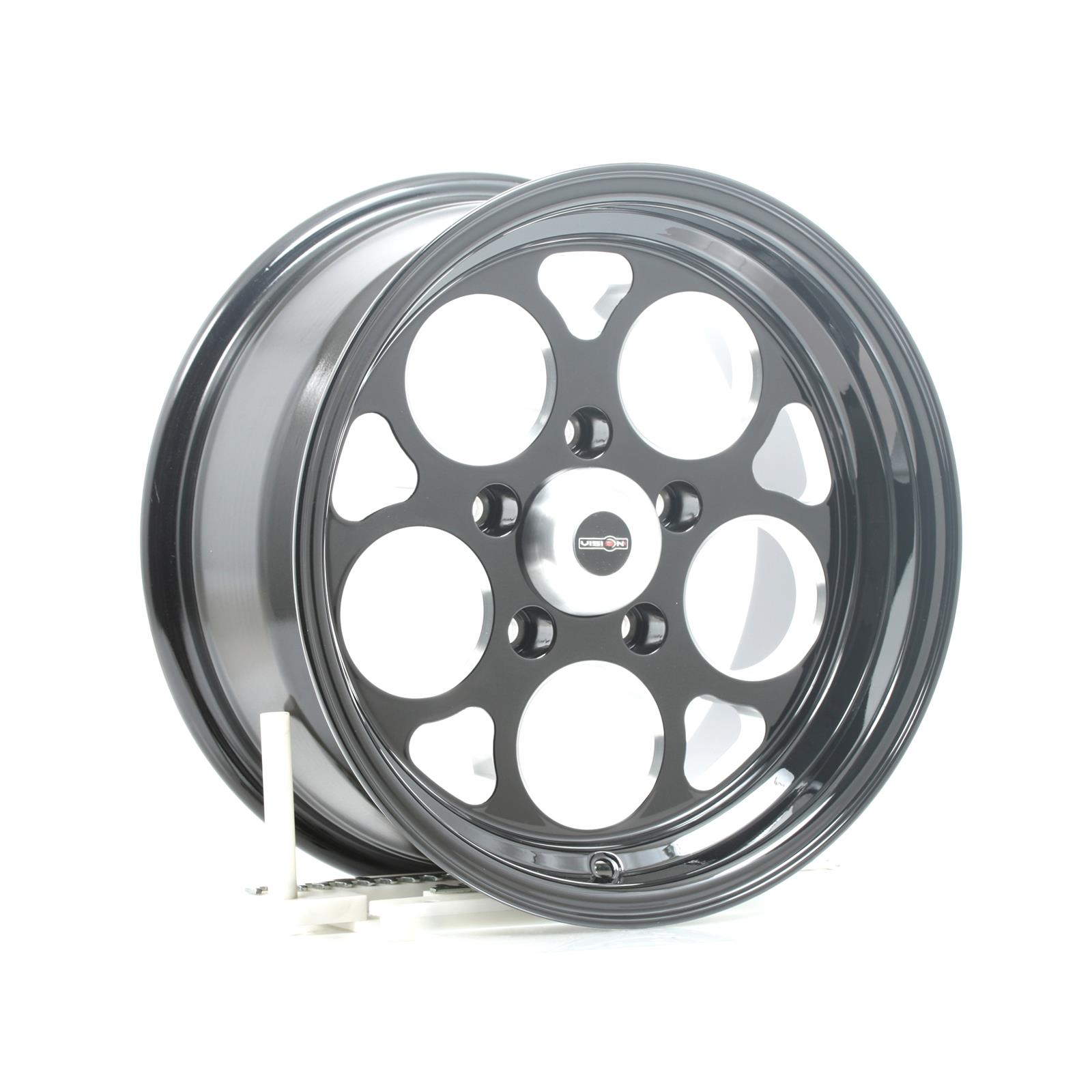 Vision Wheel 561-5761B0 Vision American Muscle 561 Sport Mag Series Milled Window Gloss Black Wheels - Intensery