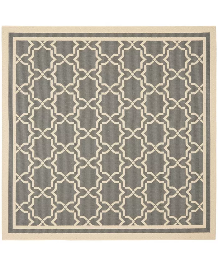 Safavieh Courtyard Anthracite and Beige 5'3