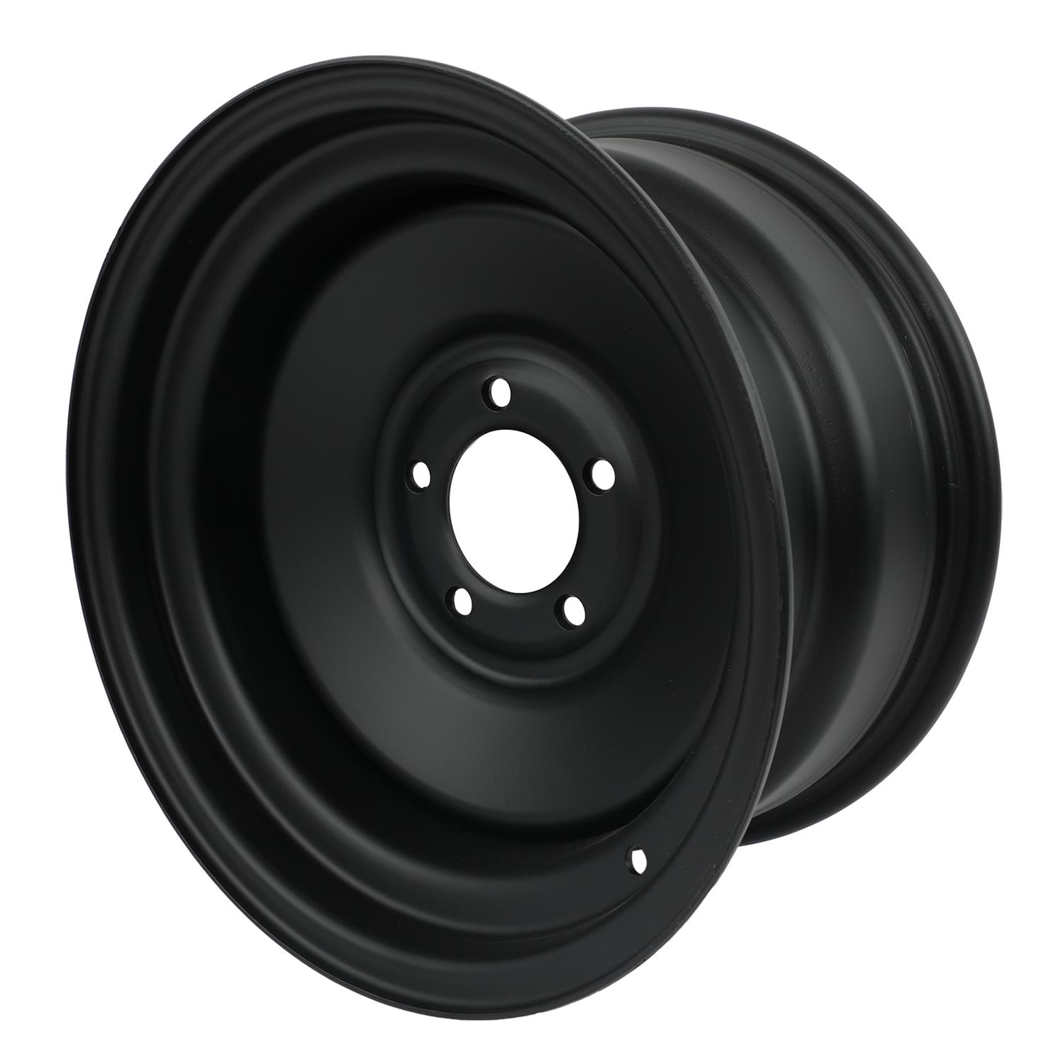 U.S. Wheel 68-5834 U.S. Wheel 68 Series Rat Rod Matte Black Wheels - Intensery