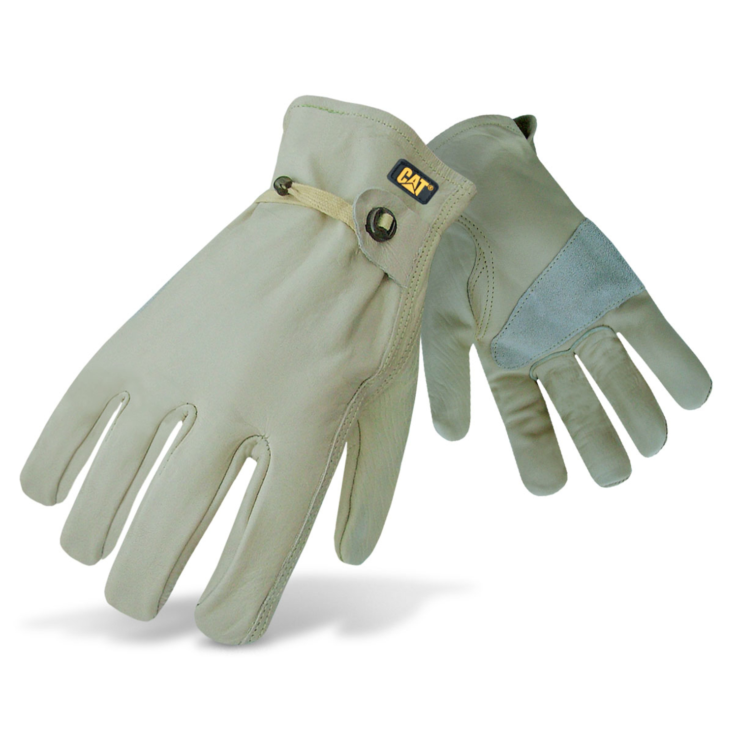 CAT Men\u0027s Indoor/Outdoor Gunn Cut Driver Gloves Tan XL 1 pair - Intensery