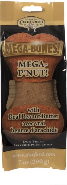 Darford Mega P'Nut Flavor Bone Dog Treat - Intensery