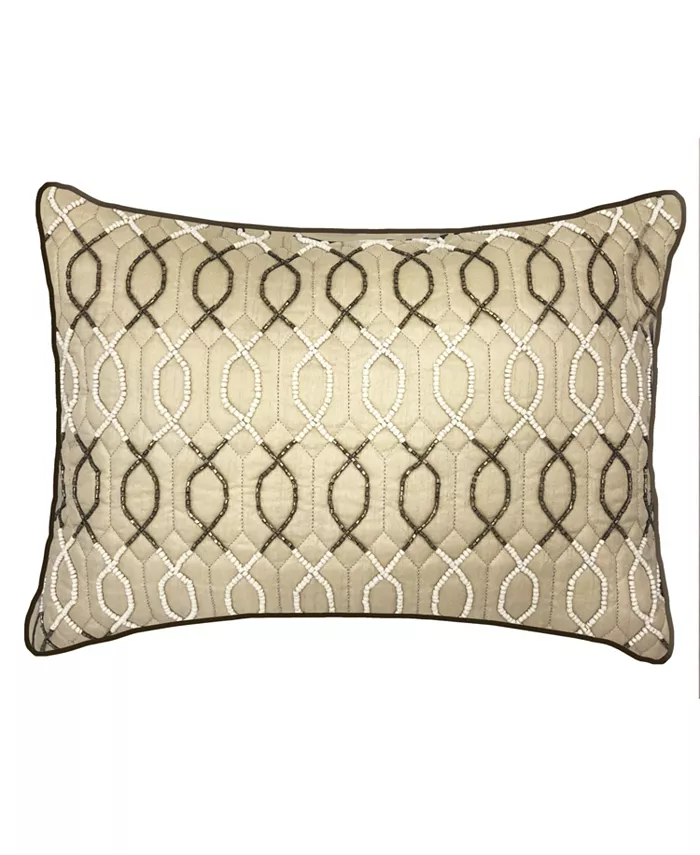 Ediebrations Pillow Two-Tone Lattice Beading - Intensery