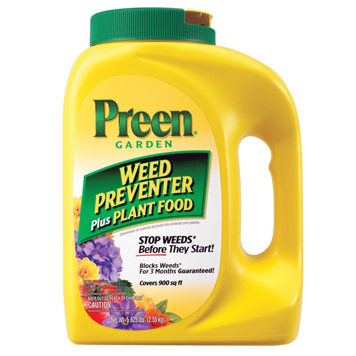 Preen Granules Weed Preventer \u0026 Fertilizer 5.625 lb - Intensery