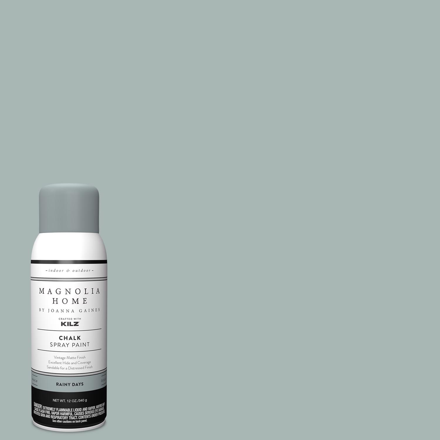 Magnolia Home by Joanna Gaines Matte Rainy Days Sprayable Chalk Paint 12 oz - Intensery
