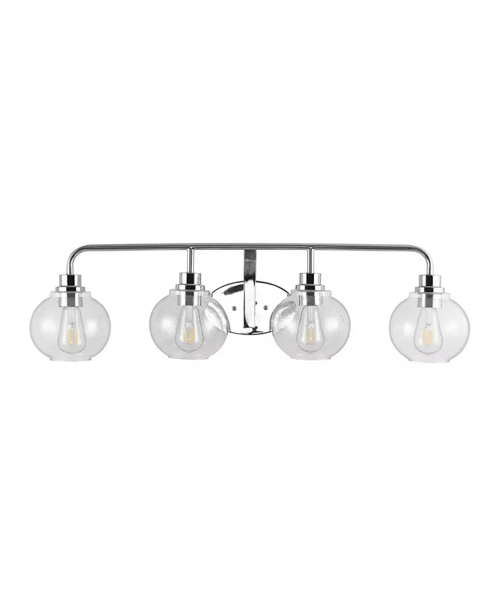 JONATHAN Y Sandrine 4-Light Cottage Rustic LED Vanity Light - Intensery