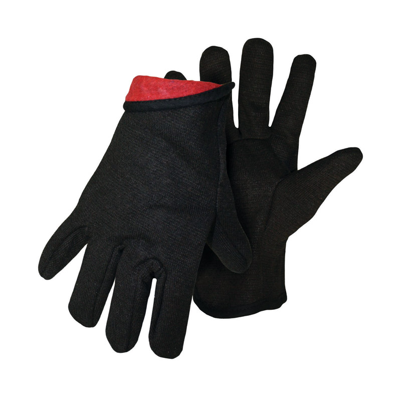 Boss Men\u0027s Indoor/Outdoor Jersey Work Gloves Brown L 1 pair - Intensery