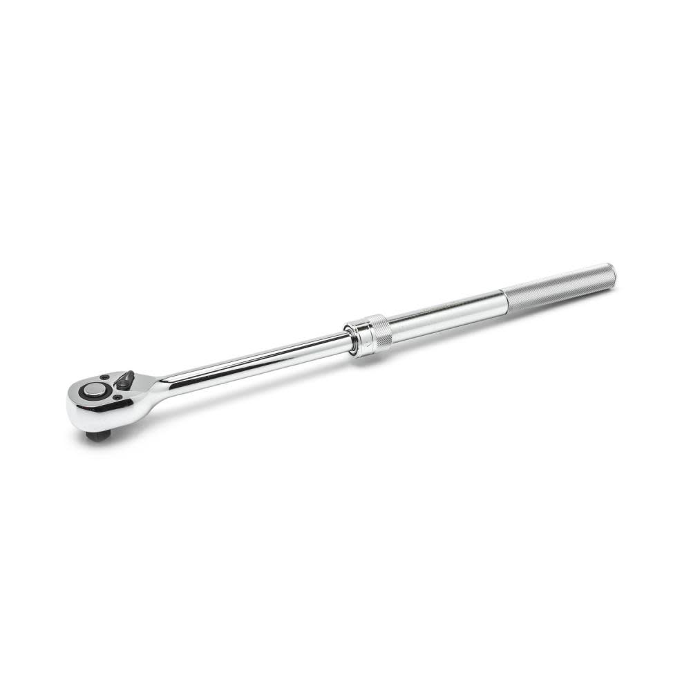 1/2 Drive 72 Tooth Quick Release Extendable Teardrop Ratchet 12 In. to 17-1/2 In.and#8221; - Intensery
