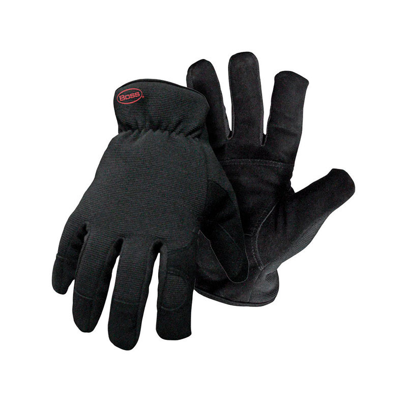 Boss Guard Men\u0027s Indoor/Outdoor Insulated Mechanic\u0027s Glove Black XL 1 pair - Intensery