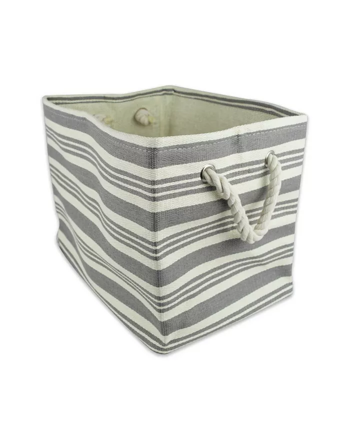 Design Imports Paper Bin Urban Stripe Rectangle Large - Intensery