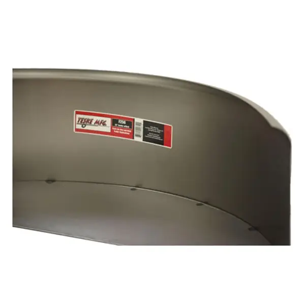 Teske Mfg. Round Unpainted Fender With Back - Intensery