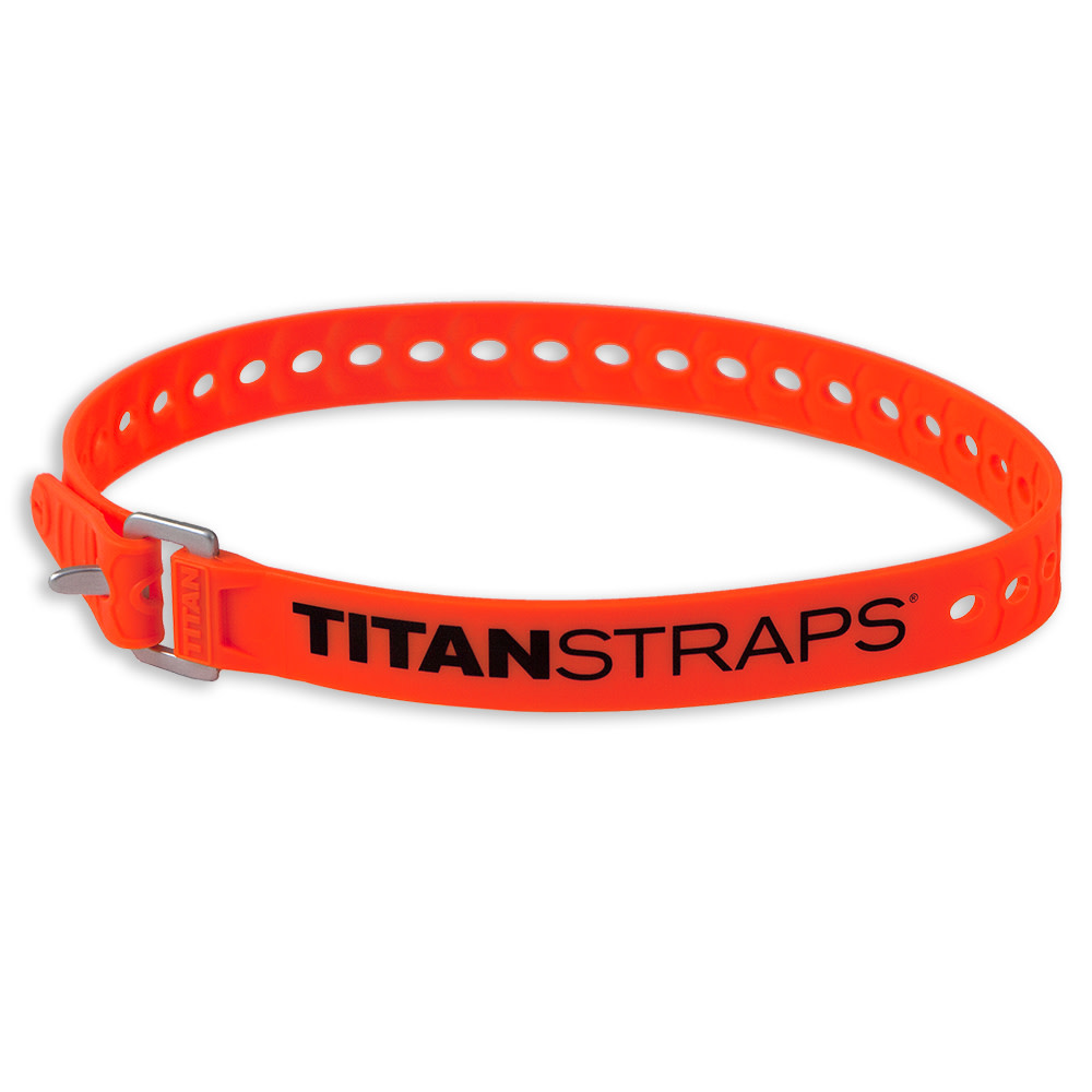 Titan Straps 25 In./64 Cm Orange Utility Strap - Intensery