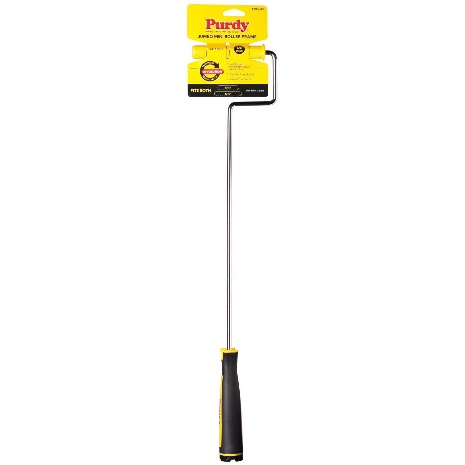 Purdy Revolution 22 in. W Jumbo Mini Paint Roller Frame Threaded End - Intensery