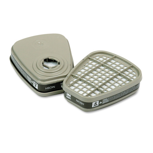 3M 6001 Respirator Cartridge for Certain Organic Vapors， 2/Pack - Intensery