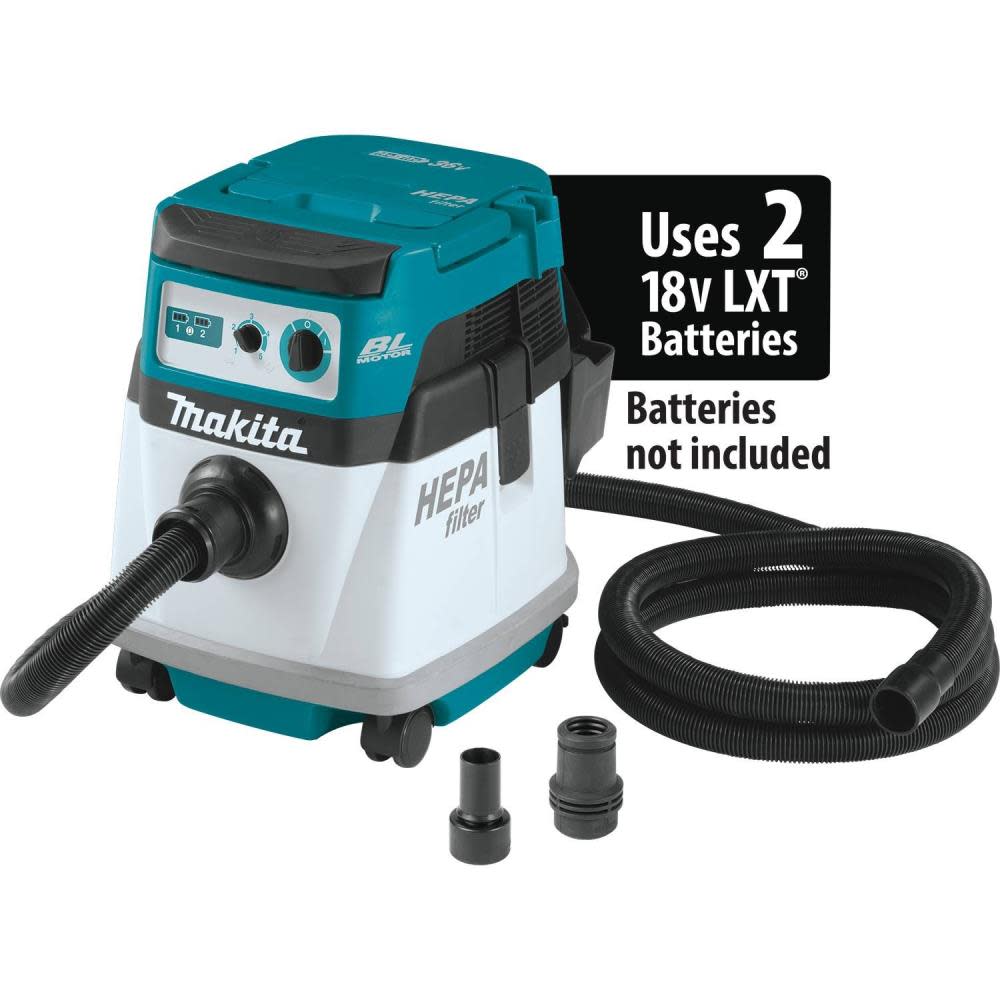 18V X2 LXT® Lithium-Ion (36V) Brushless Cordless 4 Gallon HEPA Filter Dry Dust Extractor， Tool Only - Intensery