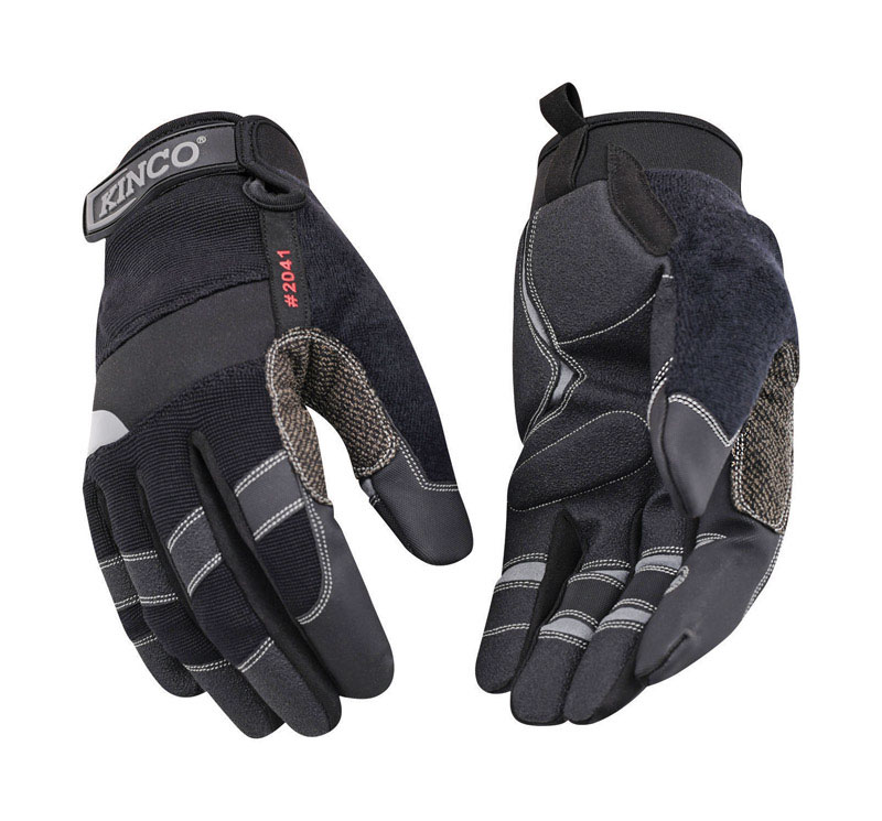 Kinco General Men\u0027s Outdoor Padded Work Gloves Gray L 1 pair - Intensery
