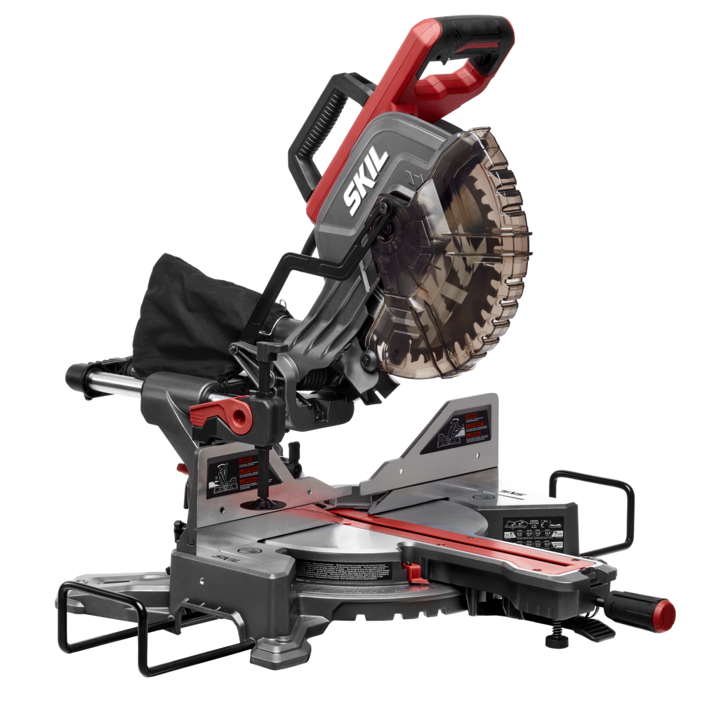 SKIL Dual Bevel Sliding Miter Saw 10， 15 Amp， 4，800 RPM - Intensery