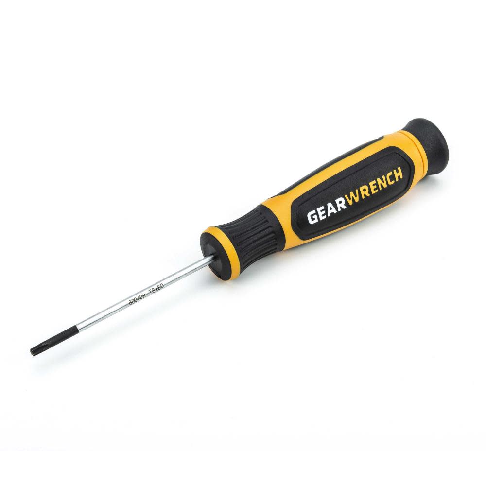 GEARWRENCH T8 x 60mm Mini Torx Dual Material Screwdriver 80040H from GEARWRENCH - Intensery