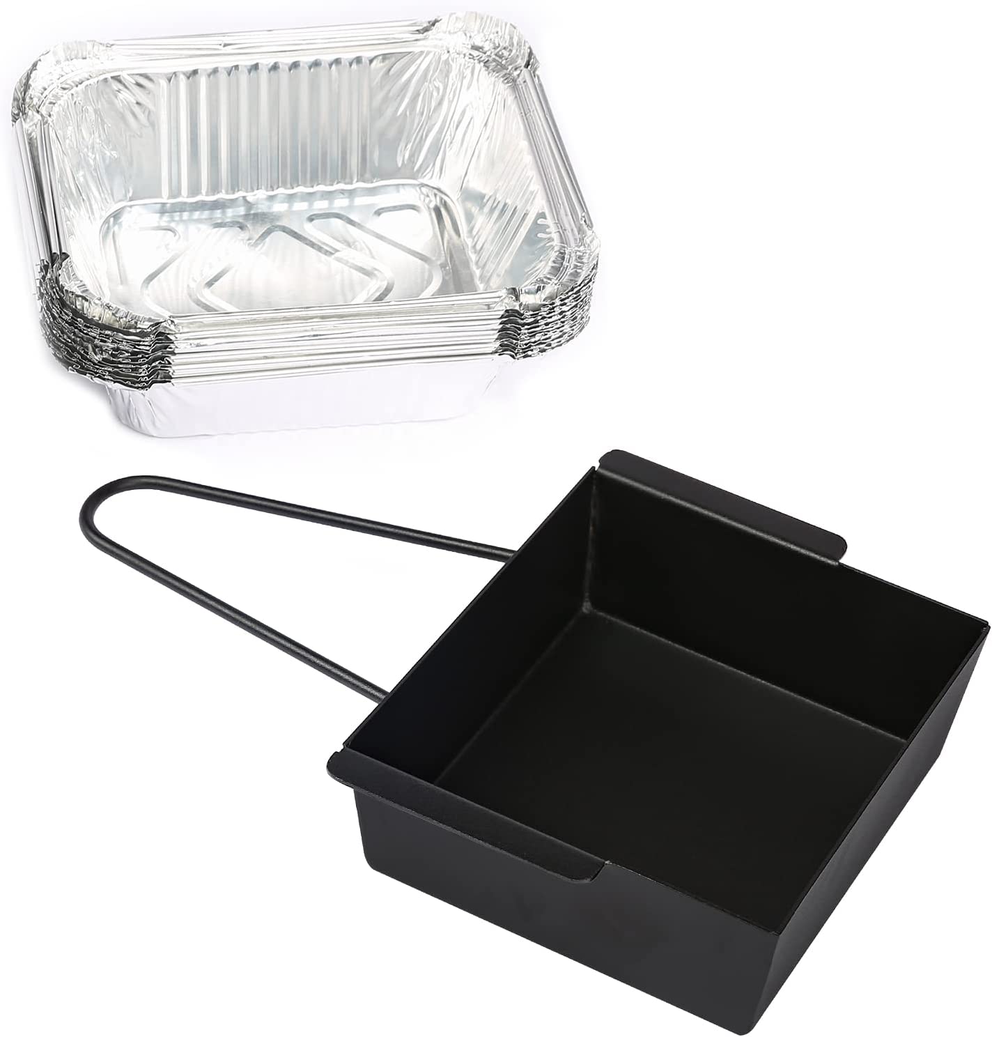 Grease Drip Pan Bucket Cup Kit for Nexgrill, with 15 Pcs Aluminum Foil Liners, for most Nexgrill Models - Intensery