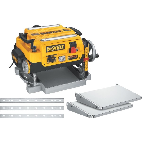DEWALT 13 In. Three Knife Two-Speed Portable Planer - Intensery