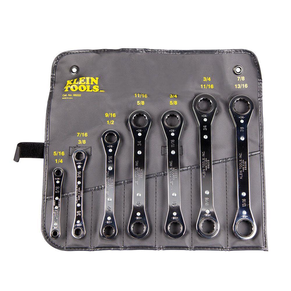 7 Piece Ratcheting Box Wrench Set - Intensery