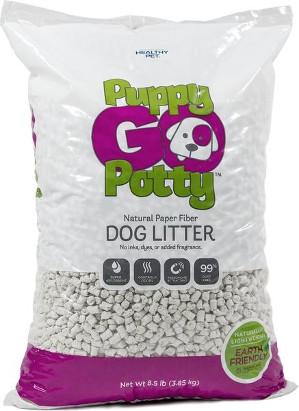 Puppy Go Potty Natural Paper Fiber Dog Litter - Intensery