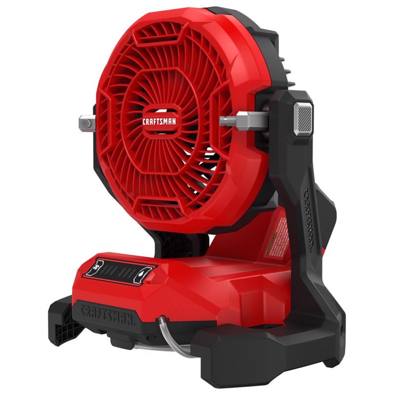 Craftsman V20 10 in. H 3 speed Misting Fan - Intensery