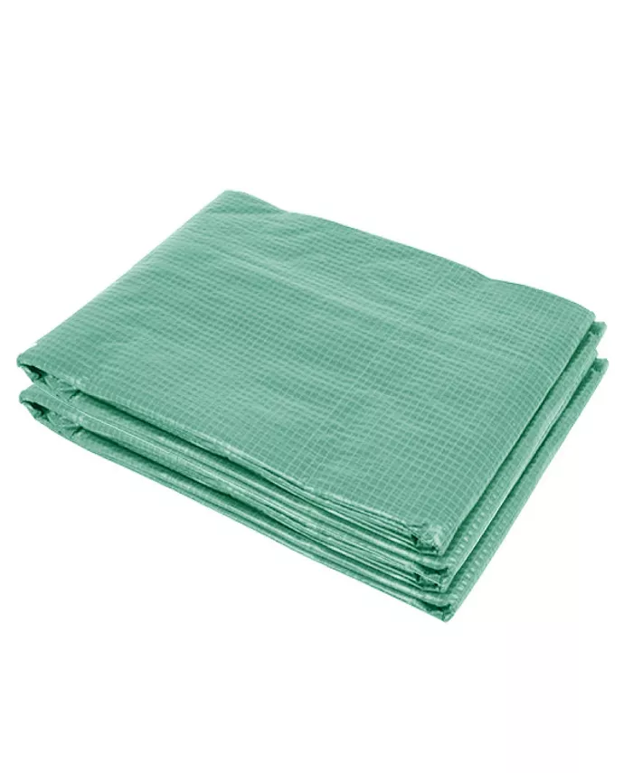 Outsunny 11.4' x 9.8' x 6.6' Tunnel Greenhouse Replacement Cover Door Green - Intensery