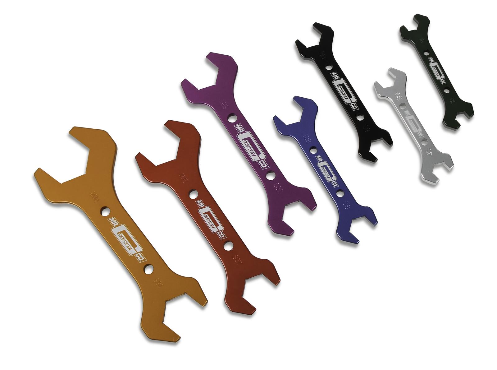 Mr. Gasket 33200G Mr. Gasket 7-Piece AN Wrench Sets - Intensery