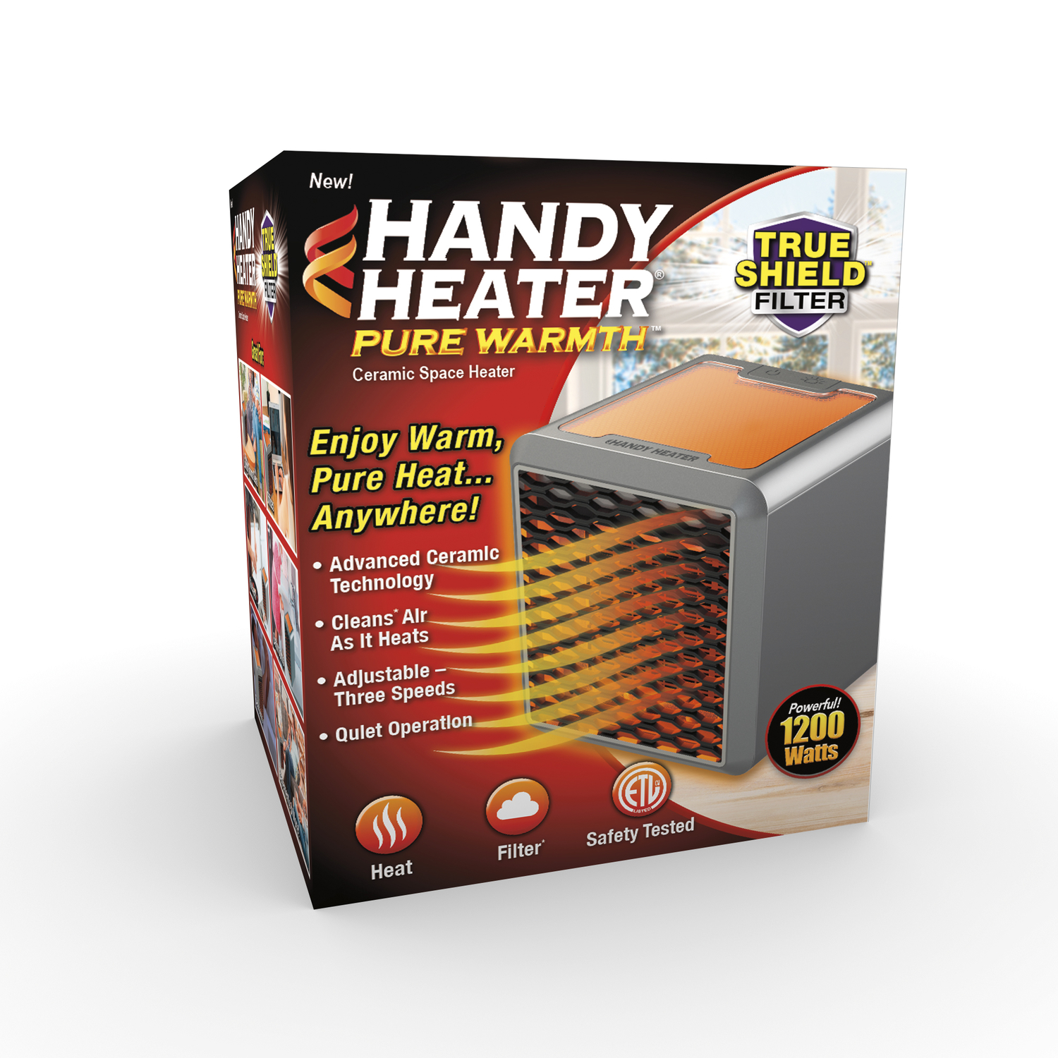 Handy Heater Pure Warmth As Seen on TV Space Heater - Intensery