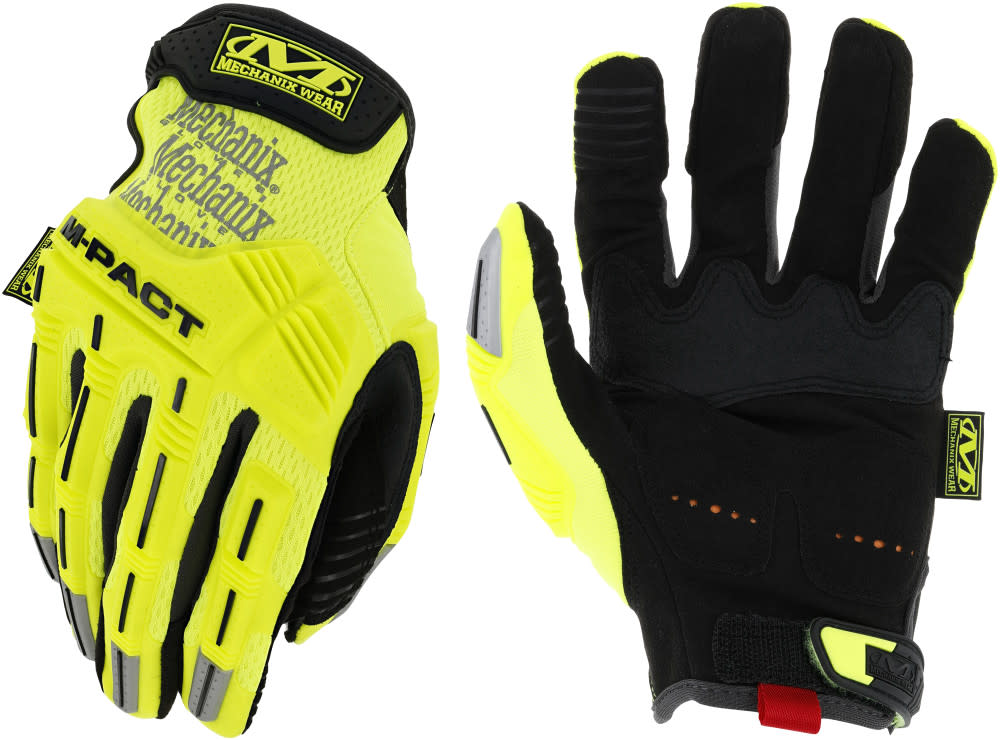 Mechanix Wear Hi-Viz M-Pact Gloves 2X - Intensery