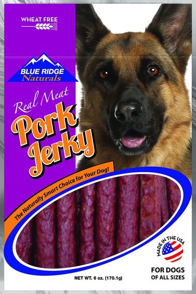 Blue Ridge Naturals Pork Jerky Dog Treats - Intensery