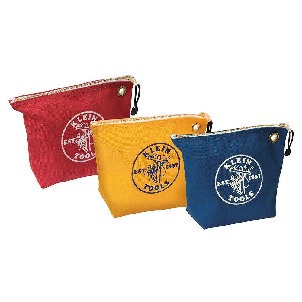 Klein Tools Assorted Canvas Zipper Bags 3-pack 5539CPAK from Klein Tools - Intensery