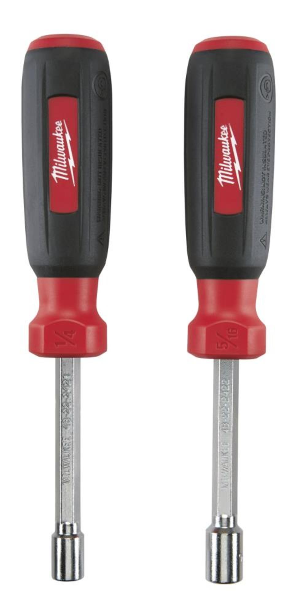 Milwaukee 2-Piece SAE Hollow Shaft Nut Driver Set 48-22-2402 from Milwaukee - Intensery