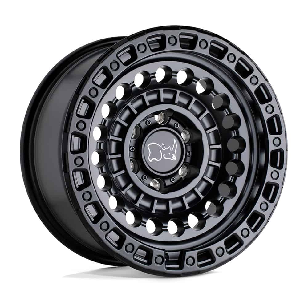 Black Rhino Wheels BRSTN 20X9.5 8X6.5 M-BLK 12MM - Intensery