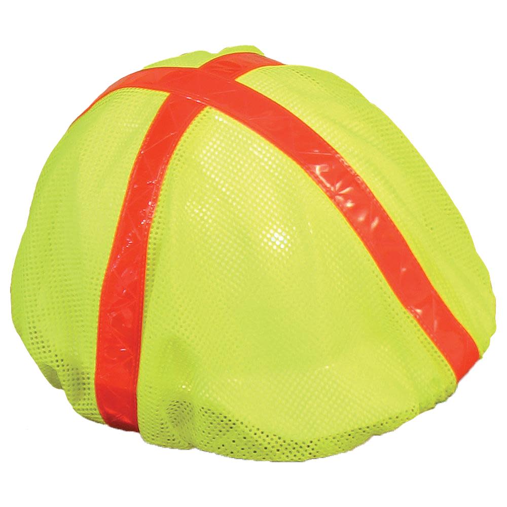S291 Hi Viz Lime Hard Hat Cover - Intensery