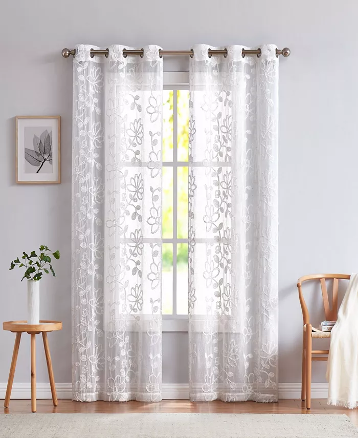 Dainty Home Rita Chenille Grommet Panel Pair Collection - Intensery