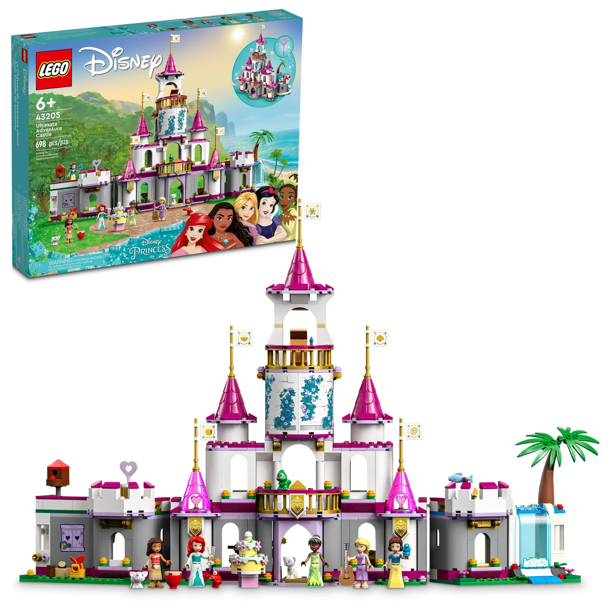 Lego Disney Princess Ultimate Adventure Castle 43205 Building Set (698 Pieces) - Intensery