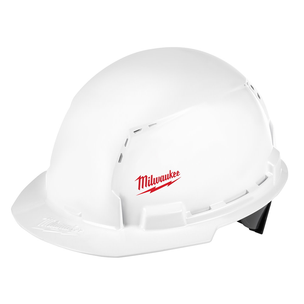 Milwaukee Front Brim Vented Hard Hat with BOLT Accessories Type 1 Class C Small Logo - Intensery